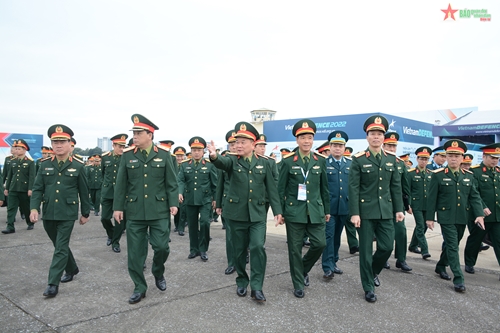 Tổng duyệt Lễ khai mạc Triển lãm Quốc phòng quốc tế Việt Nam 2022


