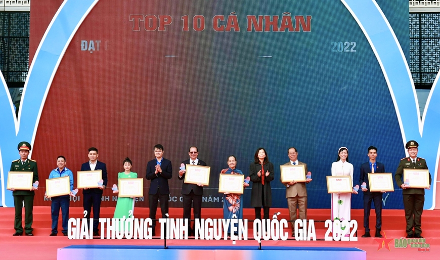 Hơn 2.000 tình nguyện viên tham dự Ngày hội Tình nguyện Quốc gia năm 2022