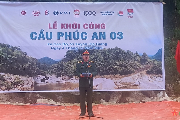 Khởi công xây dựng cầu dân sinh trị giá hơn 2 tỷ đồng tại tỉnh Hà Giang