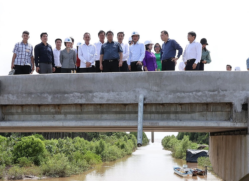 Thủ tướng Chính phủ Phạm Minh Chính khảo sát các dự án trọng điểm tại tỉnh Bạc Liêu