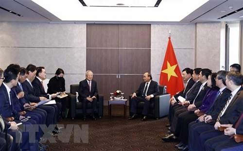 Chủ tịch nước Nguyễn Xuân Phúc tiếp các tập đoàn lớn Hàn Quốc có hoạt động đầu tư tại Việt Nam