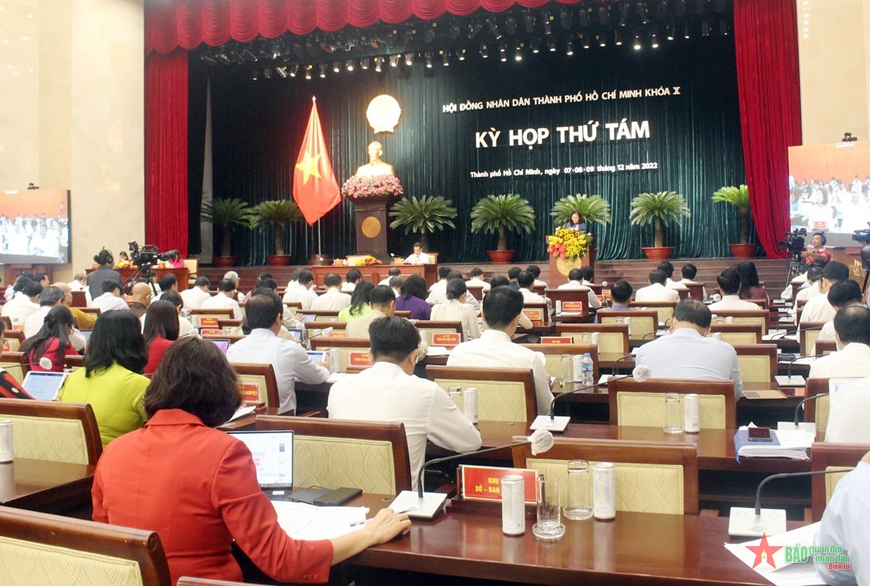 Khai mạc kỳ họp thứ 8 Hội đồng nhân dân TP Hồ Chí Minh khóa X
