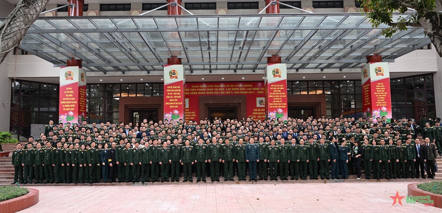 Tuyên dương điển hình tiên tiến phong trào “Lao động giỏi, lao động sáng tạo” trong công đoàn Quân đội giai đoạn 2017-2022