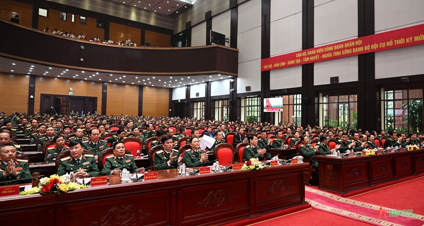 Tuyên dương điển hình tiên tiến phong trào “Lao động giỏi, lao động sáng tạo” trong công đoàn Quân đội giai đoạn 2017-2022