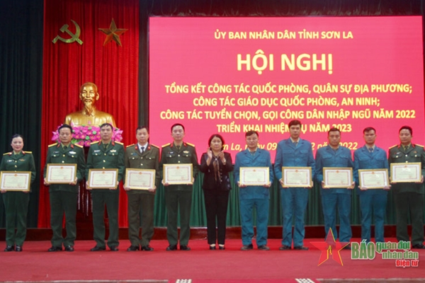 Sơn La hoàn thành tốt nhiệm vụ quốc phòng, quân sự địa phương năm 2022