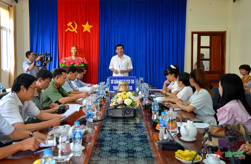 Cần Thơ sẵn sàng cho Hội thao Giáo dục quốc phòng và an ninh học sinh Trung học phổ thông toàn quốc lần thứ III-2022