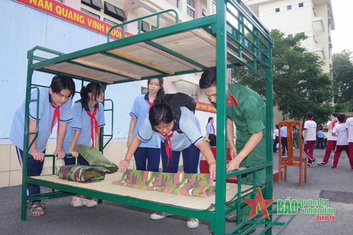 Trường Cao đẳng Hậu cần 2 tổ chức Chương trình rèn luyện “Vững kỹ năng - rèn ý thức”