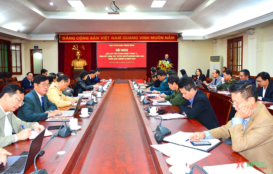 Ban Tuyên giáo Trung ương tổ chức Hội nghị báo cáo viên Trung ương tháng 12 năm 2022​