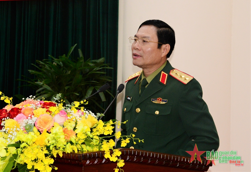 Thượng tướng Nguyễn Tân Cương chủ trì Hội nghị tổng kết nhiệm vụ nghiên cứu, biên soạn hệ thống Điều lệnh tác chiến Quân đội nhân dân Việt Nam