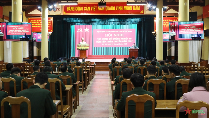 Bộ tư lệnh Bảo vệ Lăng Chủ tịch Hồ Chí Minh tập huấn nghiệp vụ công tác đón tiếp tuyên truyền năm 2022