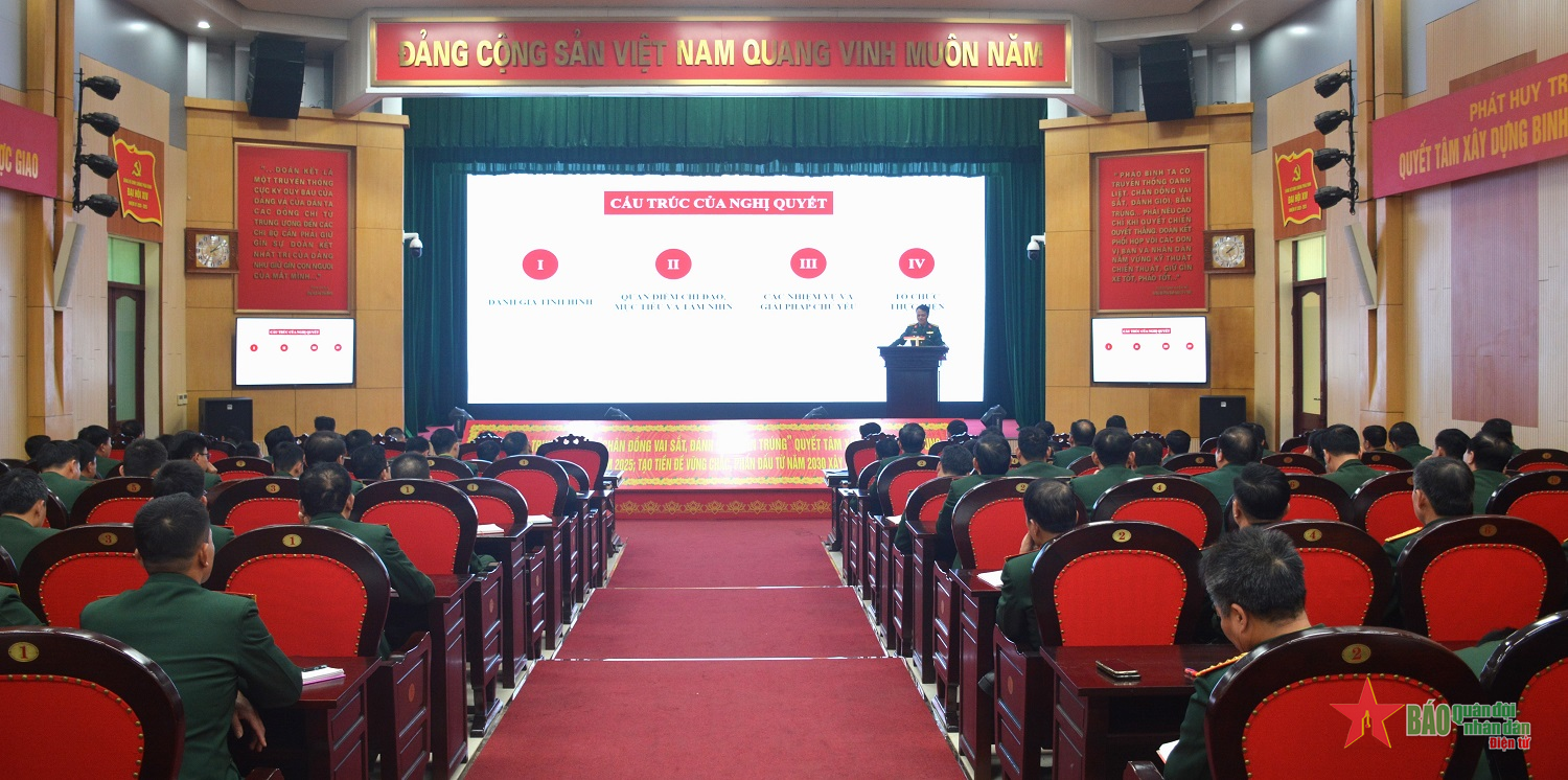 Binh chủng Pháo binh tổ chức nghiên cứu, học tập, quán triệt Nghị quyết Hội nghị Trung ương lần thứ 6 