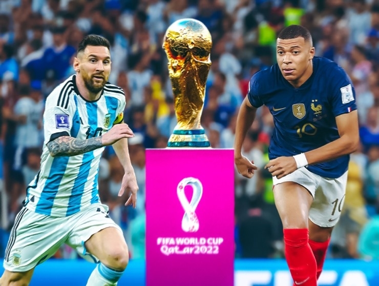 Trận chung kết giữa đội tuyển Argentina và đội tuyển Pháp
