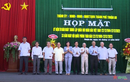 TP Thuận An luôn chăm lo xây dựng nền quốc phòng toàn dân vững mạnh