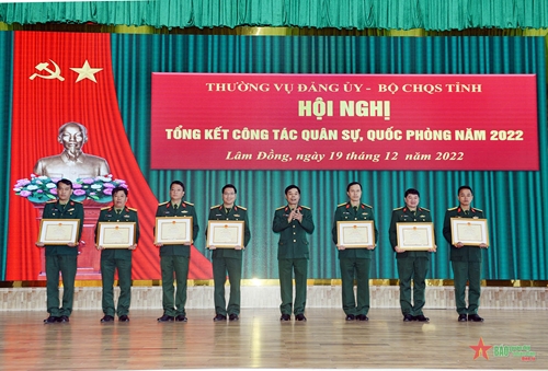 Bộ CHQS tỉnh Lâm Đồng hoàn thành tốt công tác quân sự, quốc phòng năm 2022