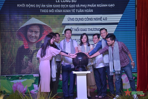 Công bố dự án sàn giao dịch gạo và phụ phẩm ngành gạo đầu tiên tại Việt Nam