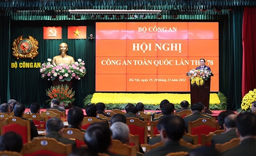 Thủ tướng Chính phủ Phạm Minh Chính dự Hội nghị Công an toàn quốc lần thứ 78