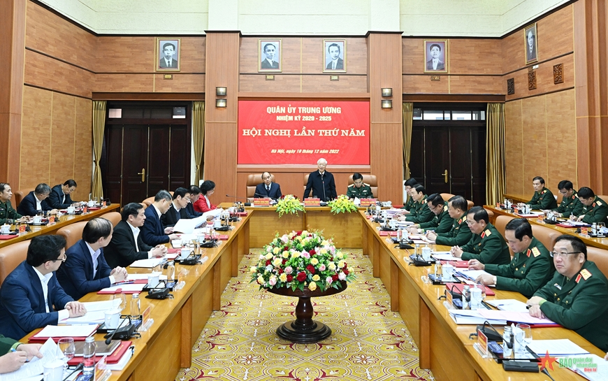 Tổng Bí thư Nguyễn Phú Trọng: Chú trọng xây dựng Quân đội vững mạnh về chính trị, hoàn thành thắng lợi mọi nhiệm vụ được giao