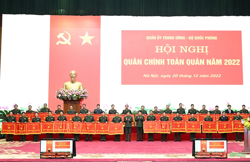 Tổng Bí thư Nguyễn Phú Trọng dự, chỉ đạo Hội nghị Quân chính toàn quân năm 2022