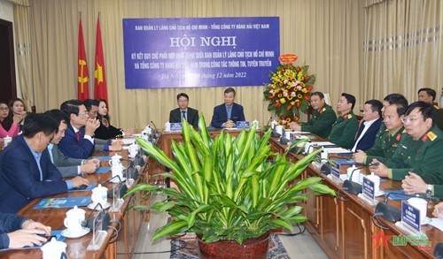 Đẩy mạnh phối hợp thông tin, tuyên truyền giữa Ban Quản lý Lăng Chủ tịch Hồ Chí Minh và Tổng công ty Hàng hải Việt Nam
