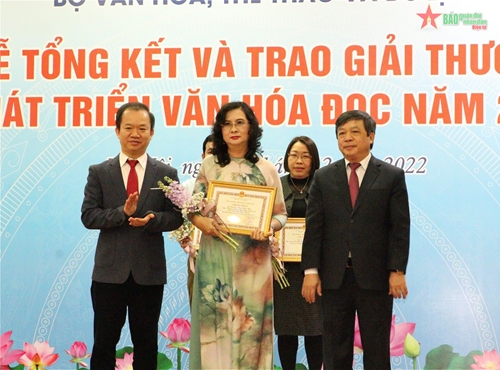 Lễ tổng kết và trao Giải thưởng phát triển văn hóa đọc
