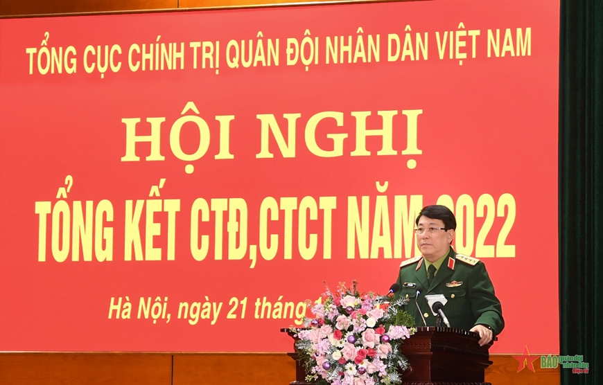 Hội nghị tổng kết công tác Đảng, công tác chính trị toàn quân năm 2022