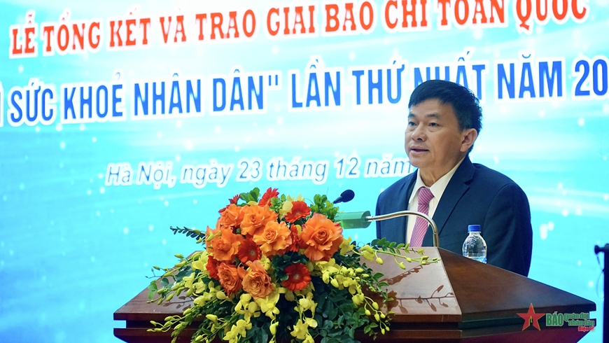 Trao Giải báo chí toàn quốc “Vì sức khỏe nhân dân”