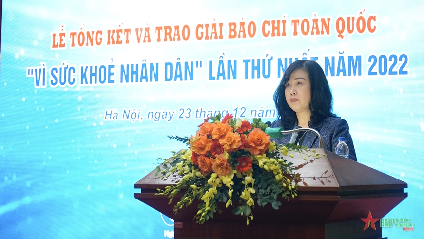 Trao Giải báo chí toàn quốc “Vì sức khỏe nhân dân”