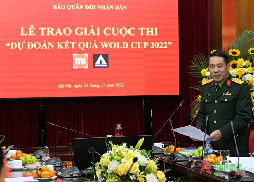 Trao giải Cuộc thi “Dự đoán kết quả World Cup 2022”