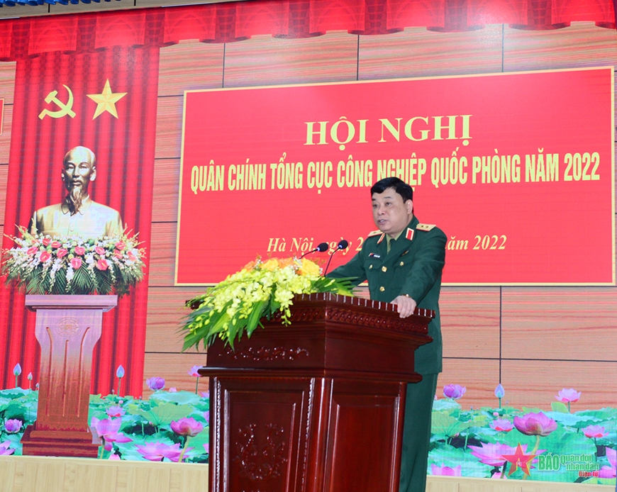 Trung tướng Hồ Quang Tuấn chủ trì hội nghị.