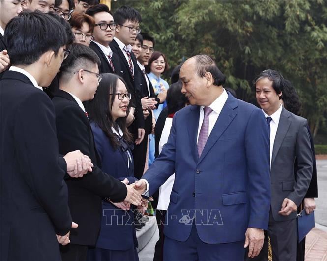 Chủ tịch nước Nguyễn Xuân Phúc: Những nhân tài trẻ Việt Nam phải chiếm lĩnh những đỉnh cao trí tuệ