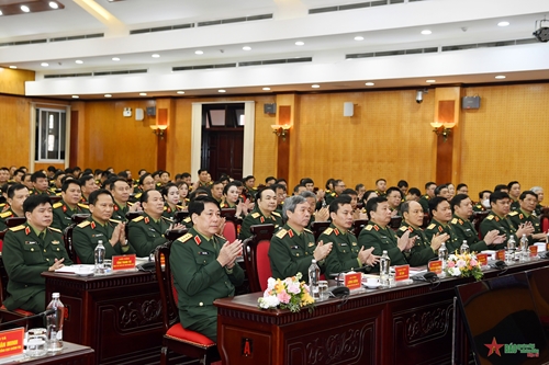 Đại tướng Lương Cường chủ trì Hội nghị tổng kết nhiệm vụ năm 2022 của Cơ quan Tổng cục Chính trị