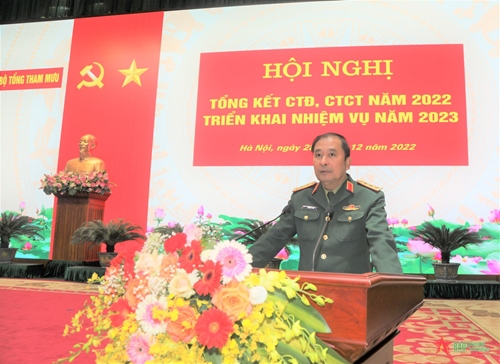Bộ Tổng Tham mưu Quân đội nhân dân Việt Nam triển khai toàn diện, hiệu quả hoạt động công tác Đảng, công tác chính trị