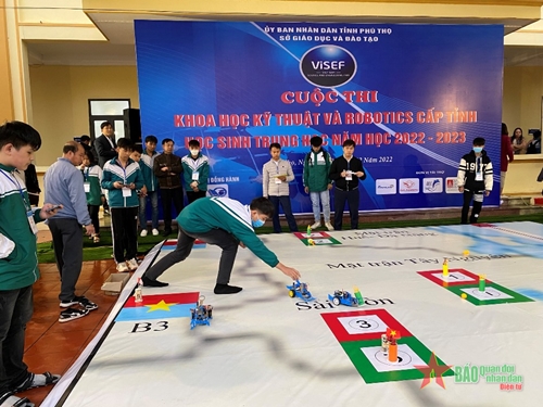 Phú Thọ tổ chức thi khoa học kỹ thuật và robotics 
