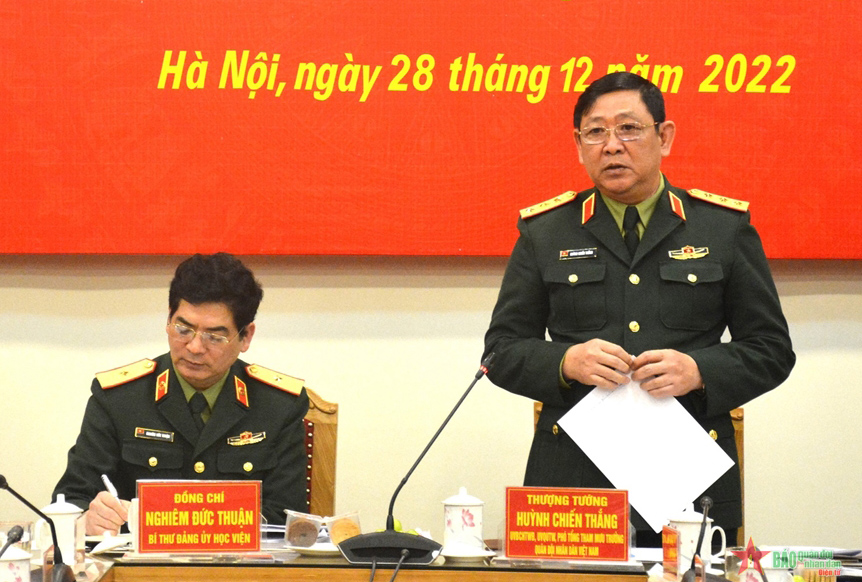 Học viện Quân y ra Nghị quyết lãnh đạo thực hiện nhiệm vụ năm 2023