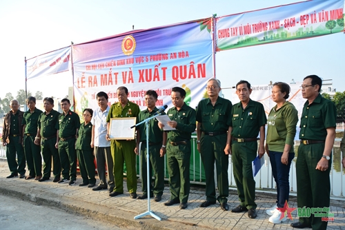 Thành phố Cần Thơ tổ chức Lễ ra mắt mô hình “Tổ Cựu chiến binh tình nguyện vì môi trường”

