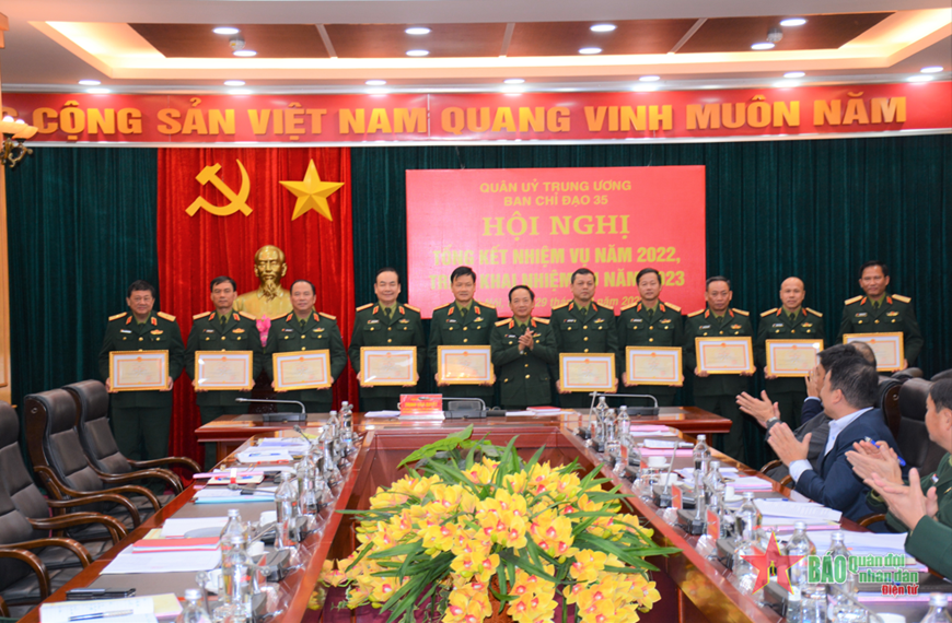 Trung tướng Trịnh Văn Quyết chủ trì Hội nghị tổng kết nhiệm vụ năm 2022 của Ban chỉ đạo 35 Quân ủy Trung ương