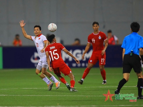  Nhiều cơ hội nhưng Việt Nam không tạo được bàn thắng trong trận gặp Singapore