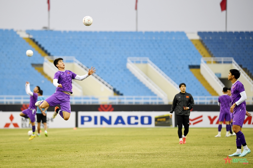 Đội tuyển Việt Nam chuẩn bị chu đáo cho trận gặp Myanmar
