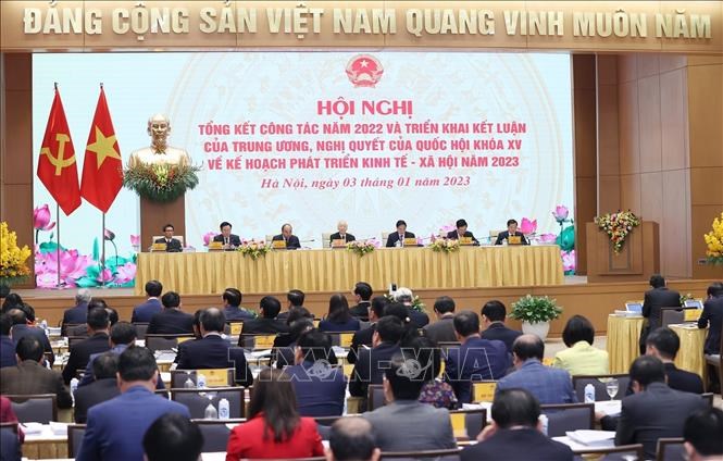 Tổng Bí thư Nguyễn Phú Trọng: Tranh thủ thời cơ, thực hiện thắng lợi mục tiêu kinh tế - xã hội năm 2023