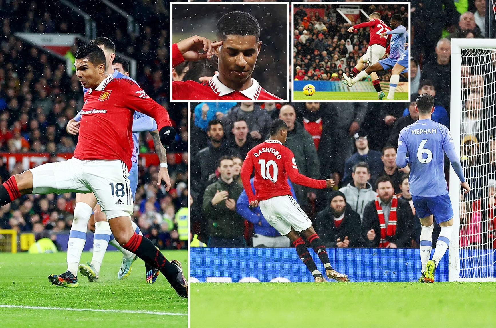 MU thắng dễ Bournemouth, Arsenal chia điểm trước Newcastle