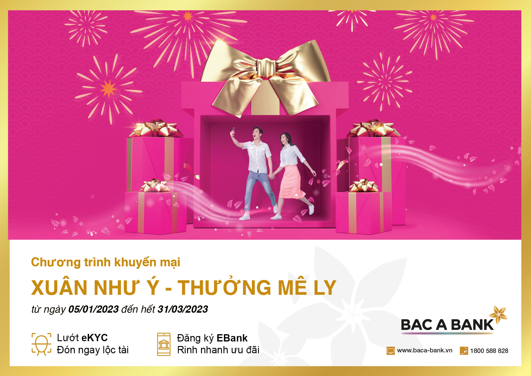 Đón xuân như ý-Nhận thưởng mê ly cùng BAC A BANK
