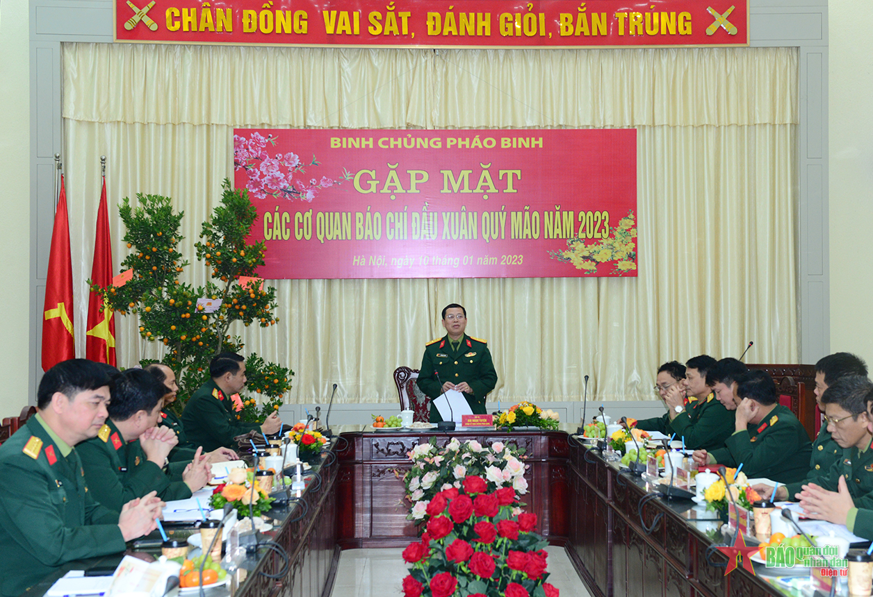 Phối hợp tuyên truyền về vai trò của Bộ đội Pháo binh