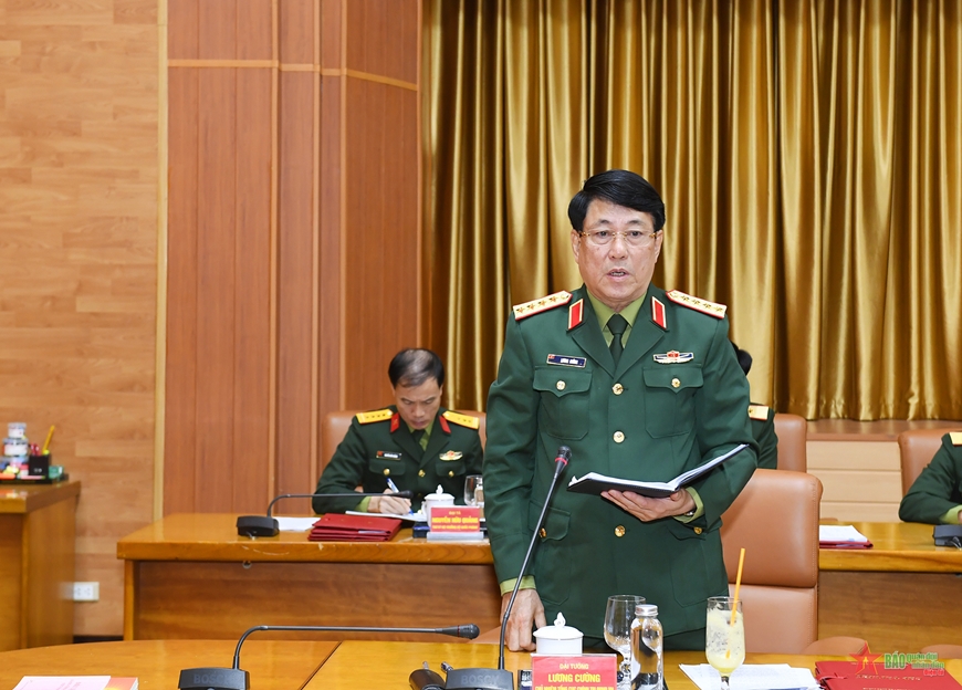 Đại tướng Phan Văn Giang chủ trì Hội nghị lãnh đạo Bộ Quốc phòng tháng 1 năm 2023