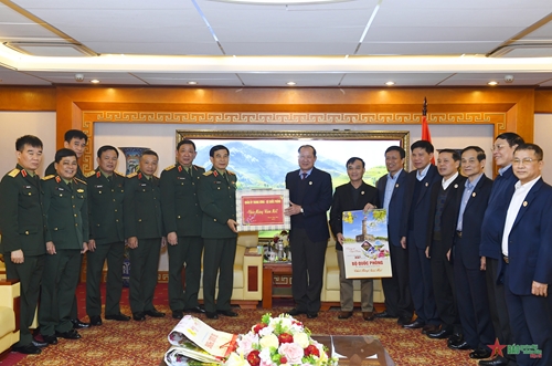 Đại tướng Phan Văn Giang thăm, chúc Tết Trung ương Hội Cựu chiến binh Việt Nam