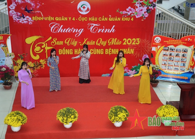 Bệnh viện Quân y 4, Quân khu 4 tổ chức “Tết sum vầy đồng hành cùng bệnh nhân” 