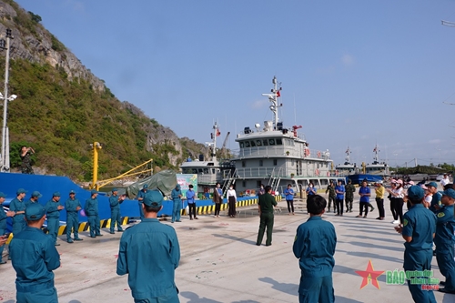 Kiên Giang tổ chức vui Xuân, đón Tết cho Hải đội Dân quân thường trực