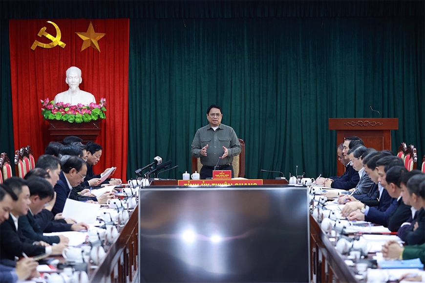 Thủ tướng Chính phủ Phạm Minh Chính: Phấn đấu hoàn thành giai đoạn 1 cao tốc Tuyên Quang - Phú Thọ trước 31-12-2023
