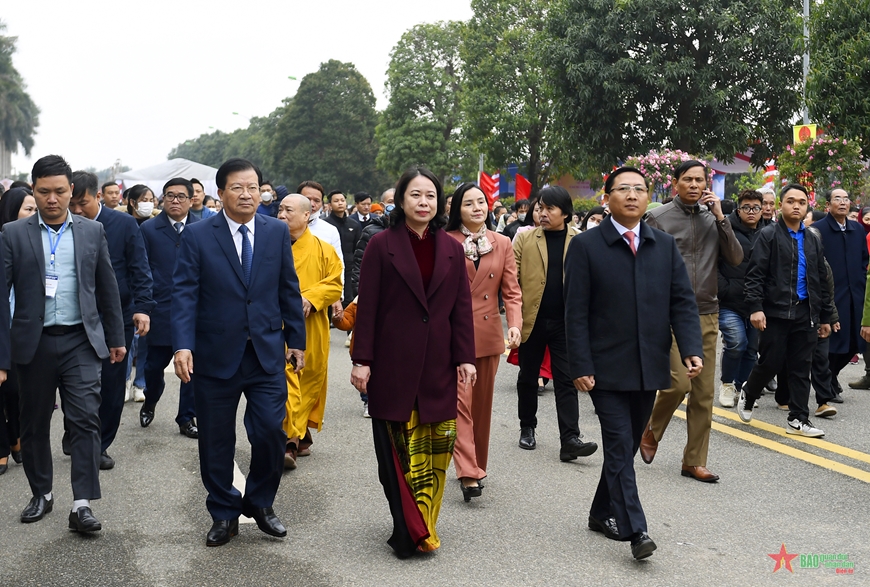 Quyền Chủ tịch nước Võ Thị Ánh Xuân: Hai Bà Trưng là biểu tượng của ý chí hiên ngang và khí phách quật cường của dân tộc ta
