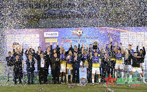 Hạ Hải Phòng 2-0, Hà Nội FC đoạt Siêu cúp bóng đá Quốc gia- Cúp THACO 2022