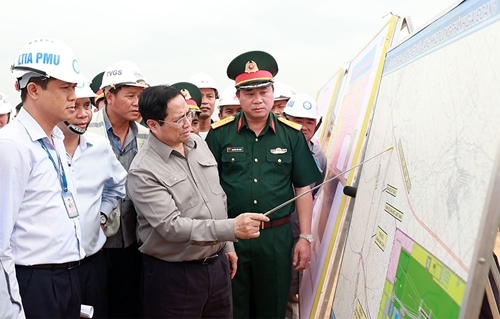Thủ tướng Chính phủ Phạm Minh Chính: Khắc phục hạn chế để đạt mục tiêu xây dựng Cảng hàng không Quốc tế Long Thành